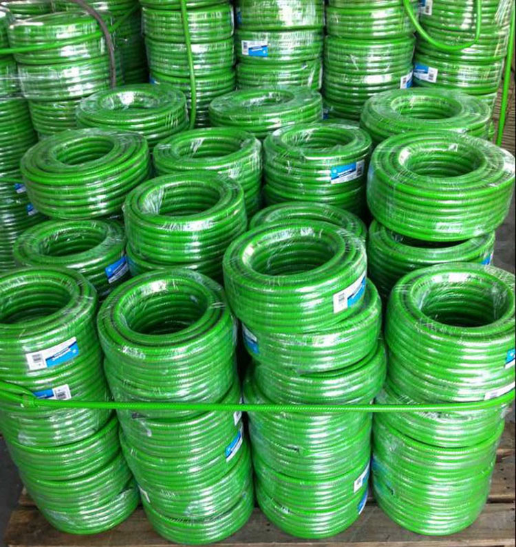 pvc knitted garden hose packaging